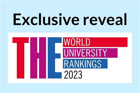 times higher education ranking 2023|times higher education ranking 2023 uk.